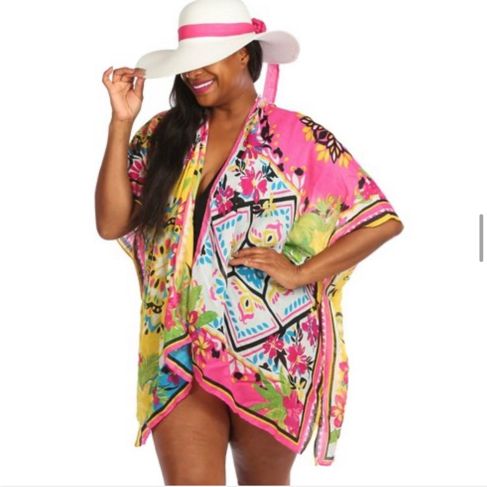 NWT Nine West Hat & Coverup Set - Picture 1 of 5